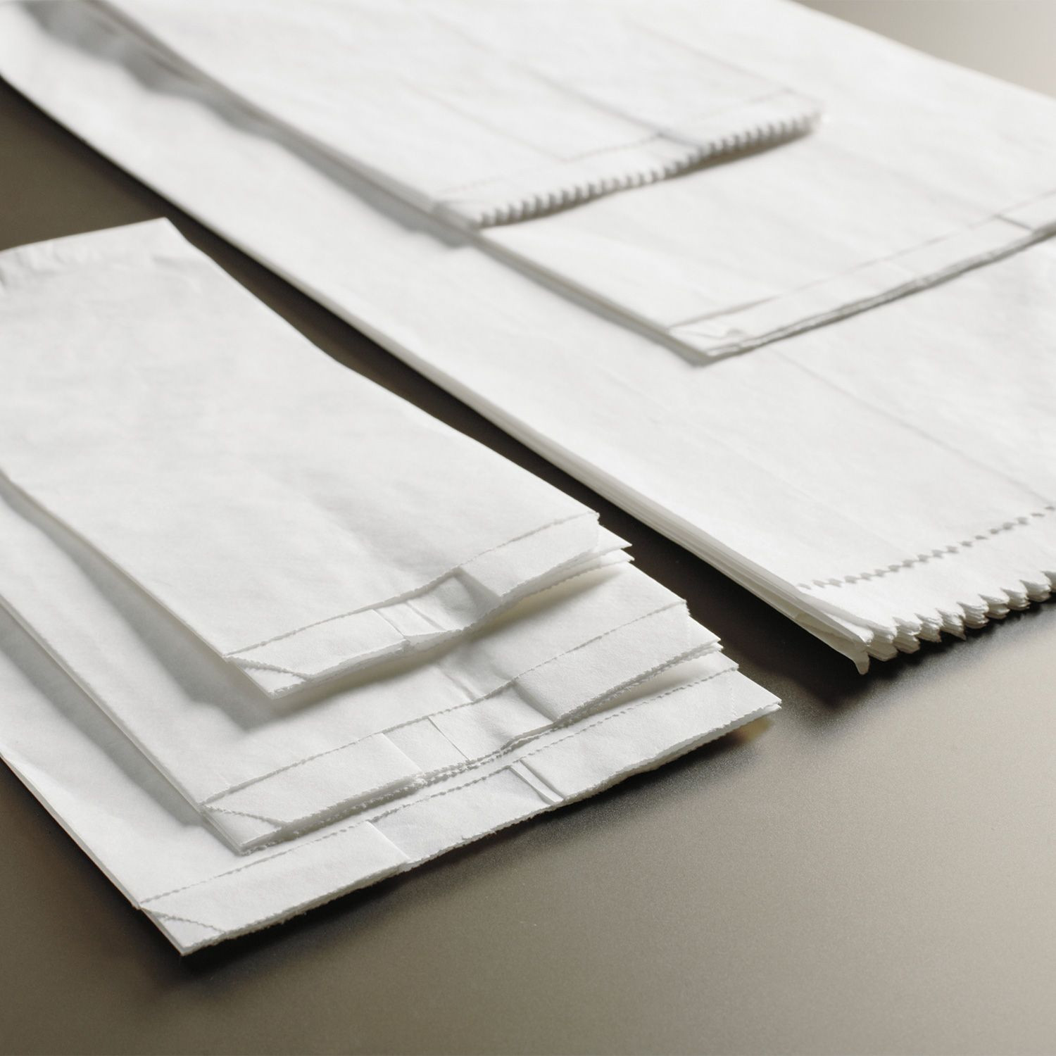 Sacchetti in carta kraft bianchi 15×35 per alimenti secchi o oggetti medio/ piccoli – confezione da 1000 pz – MEP Shop